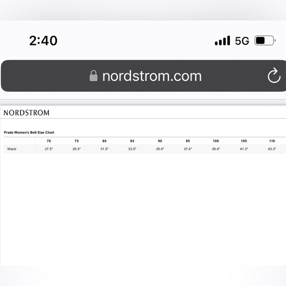 Prada Black Belt with gold hardware and charm. - Picture 8 of 8